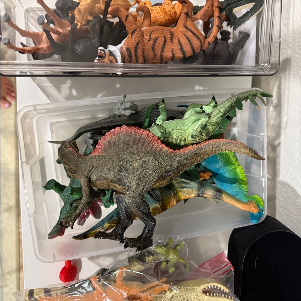Reptile Dinosaur Toy Set - Multicolor